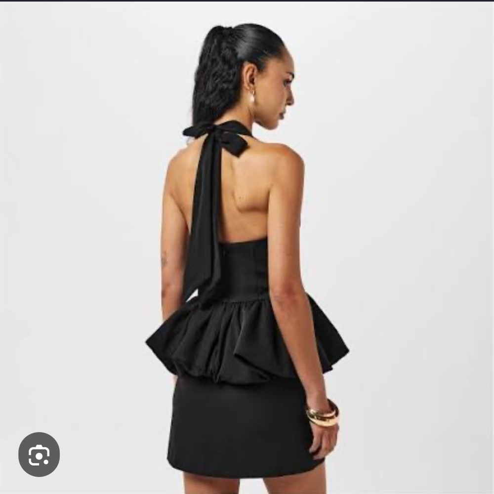 Odd Muse Peplum Top with Bow - Size XS